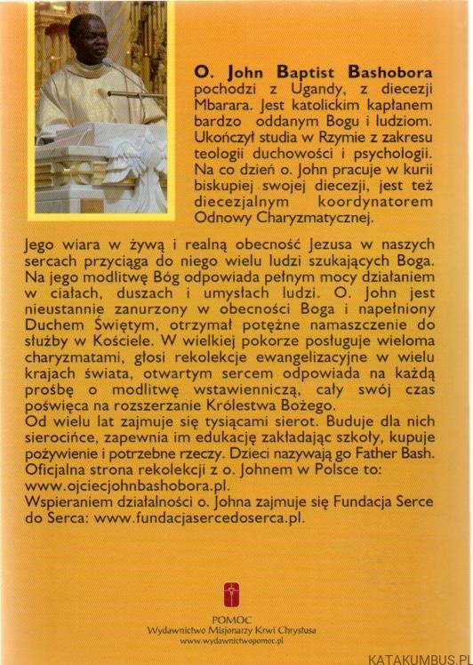 Jesteś posłany przez Boga. O. JOHN BAPTIST BASHOBORA