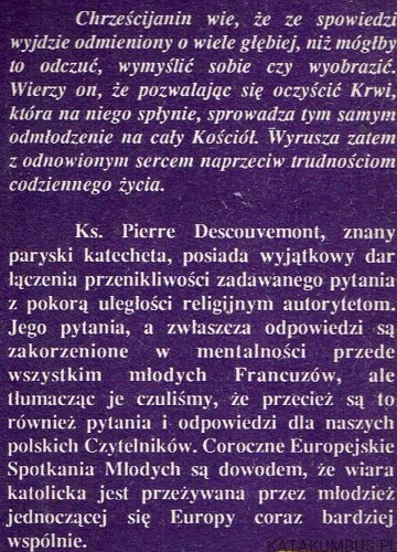 Dlaczego mam się spowiadać? / Ks. Pierre Descouvemont