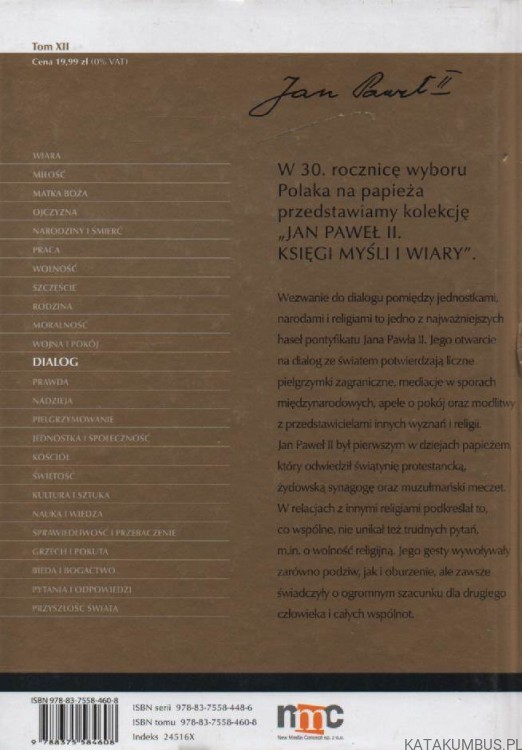 Dialog. JAN PAWEŁ II