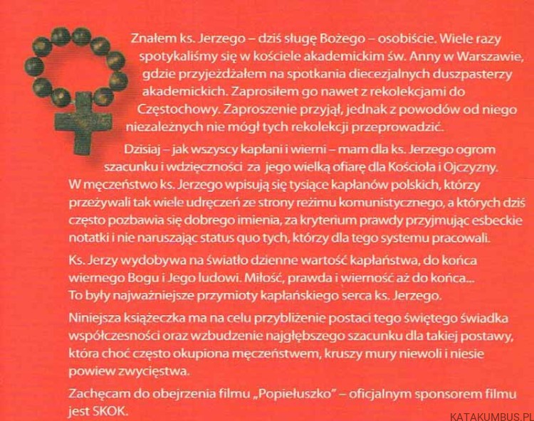 Ks. Jerzy Popiełuszko - Zło dobrem zwyciężaj. KS. JERZY POPIEŁUSZKO