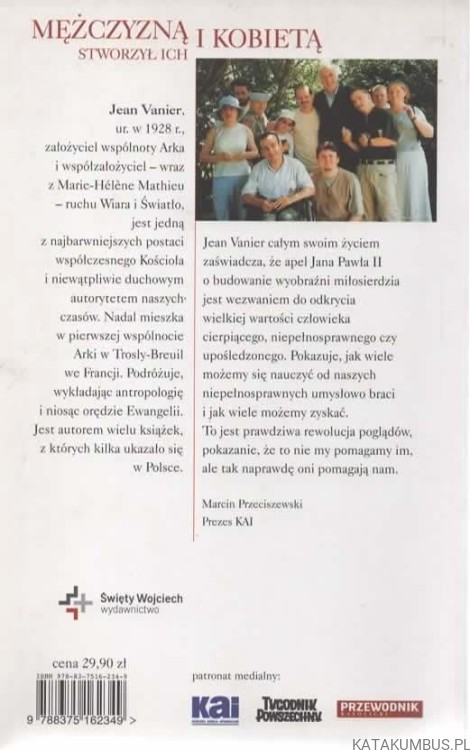 Mężczyzną i kobietą stworzył ich. JEAN VANIER