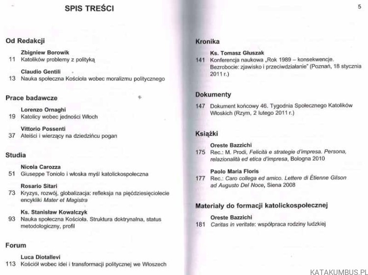 Społeczeństwo nr 2 2011. Red. ZBIGNIEW BOROWIK