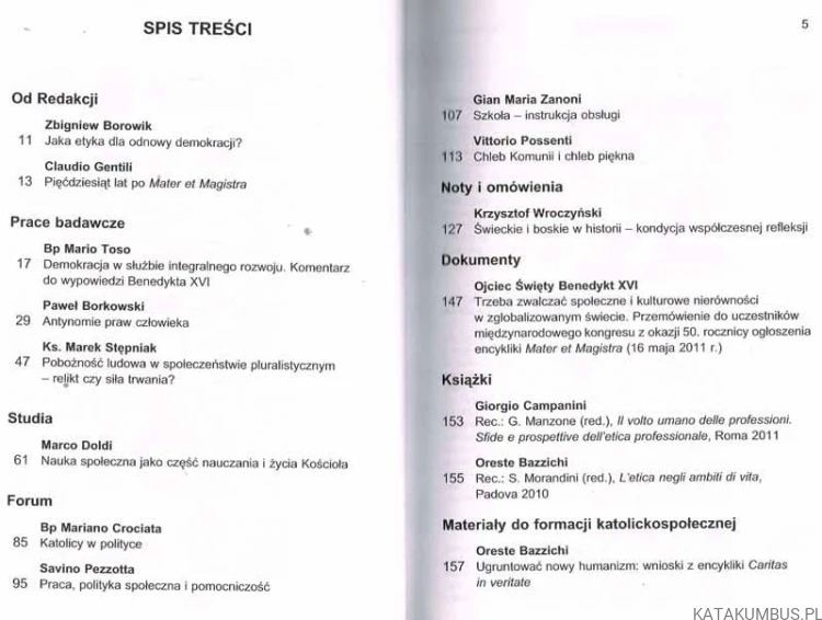 Społeczeństwo nr 3 2011. Red. ZBIGNIEW BOROWIK
