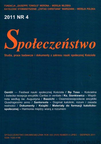 Społeczeństwo nr 4 2011. Red. ZBIGNIEW BOROWIK