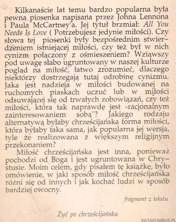 Decyzja, by kochać . KEN WILSON