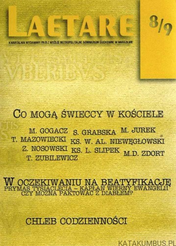 Laetare 8-9/2000. PRACA ZBIOROWA