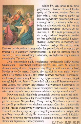 Najświętszy Sakrament światłem dla narodu Polskiego. TERESA LIPIECKA
