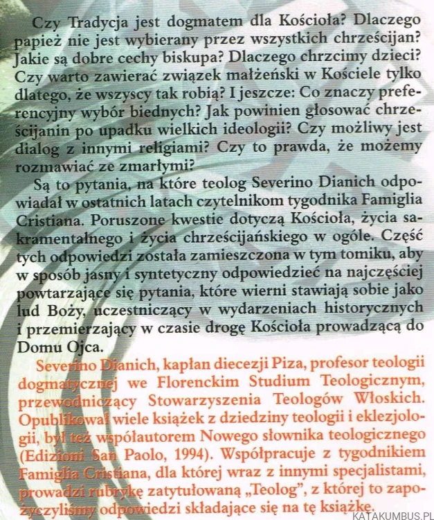 Kościół. SEVERINO DIANICH