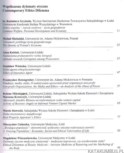 Annales Tom 10 nr 2 / 2007. PRACA ZBIOROWA