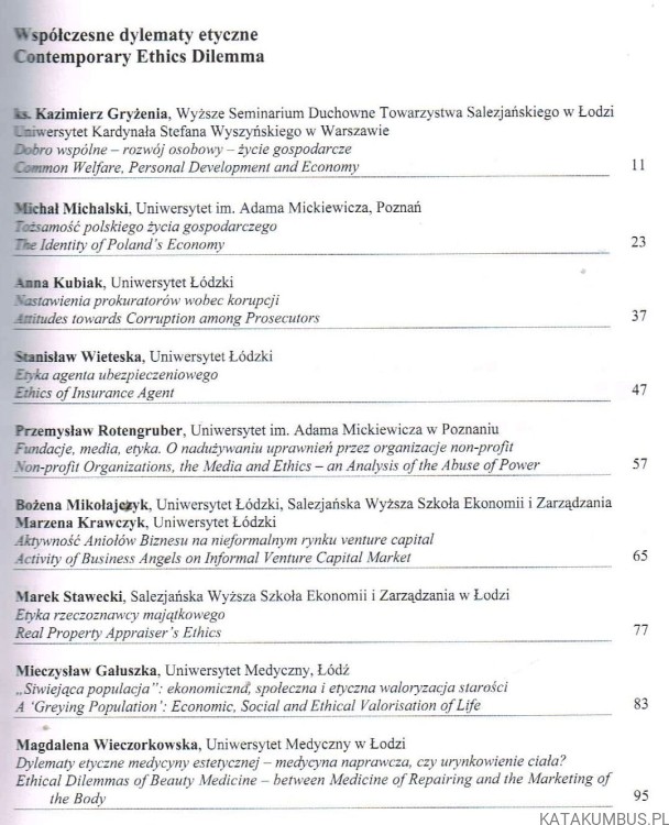 Annales Tom 10 nr 2 / 2007. PRACA ZBIOROWA