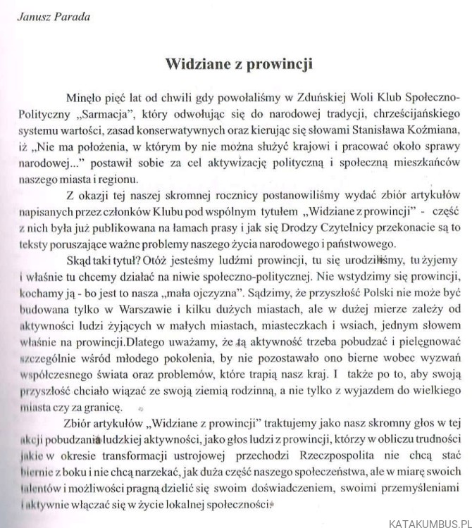 Widziane z prowincji. PRACA ZBIOROWA