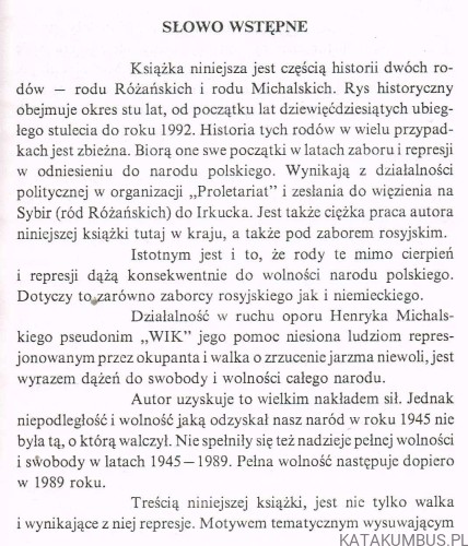 Henryk Harry "WIK" - od zaborów do wolności. HENRYK MICHALSKI