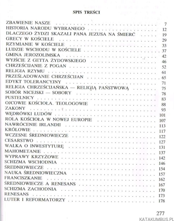 Historia Kościoła. Ks. MIECZYSŁAW MALIŃSKI