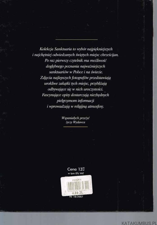 Najpiękniejsze Sanktuaria. Tom V - Dolny Śląsk. KAROL POPIEL