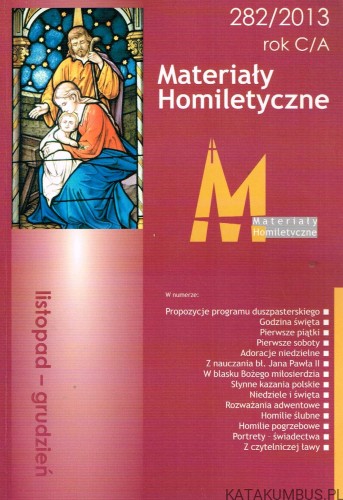 Materiały homiletyczne listopad-grudzień nr 282/2012 rok C/A.PRACA ZBIOROWA