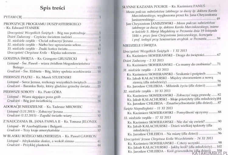Materiały homiletyczne listopad-grudzień nr 282/2012 rok C/A.PRACA ZBIOROWA
