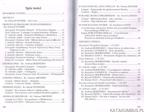 Materiały homiletyczne listopad-grudzień nr 268/2011 rok A /B. PRACA ZBIOROWA