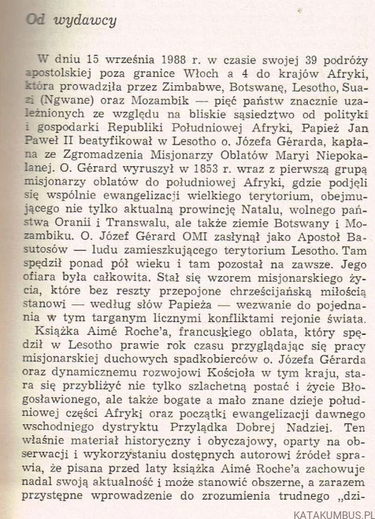 Świat należy do tego kto bardziej pokocha. AIME ROCHE OMI