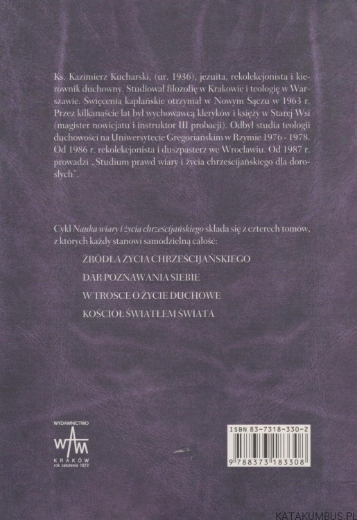 W trosce o życie duchowe. KAZIMIERZ KUCHARSKI