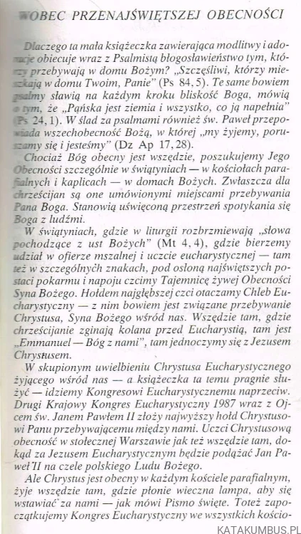 Szczęśliwi, którzy mieszkają w Domu Twoim, Panie
