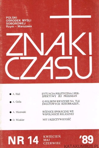 Moralność niezależna? Znaki czasu nr 14/1989. PRACA ZBIOROWA