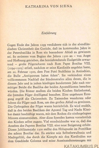 Katharina Von Siena. FRANZ PETER SONNTAG