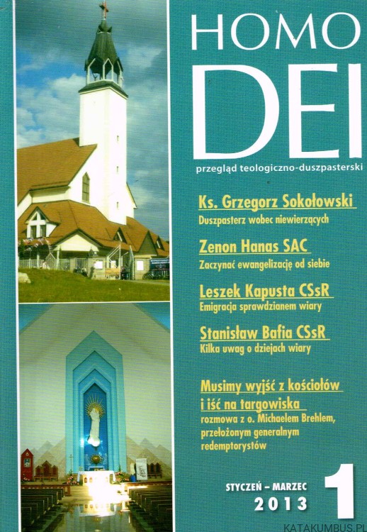Homo Dei / nr 1/2013. PRACA ZBIOROWA
