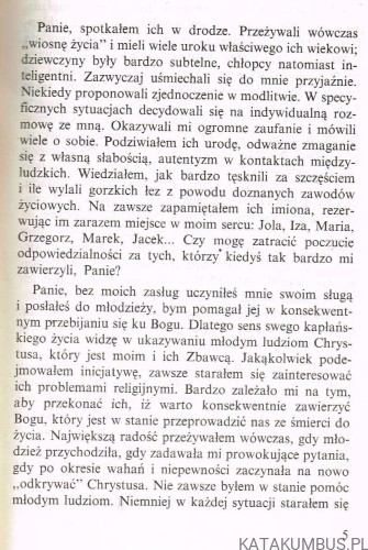 Panie, z Tobą o nich. Ks. HENRYK ŁUCZAK 2