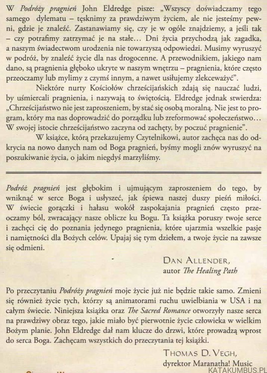 Podróż pragnień. JOHN ELDREDGE
