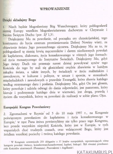 Nowe powołania dla nowej Europy. PRACA ZBIOROWA