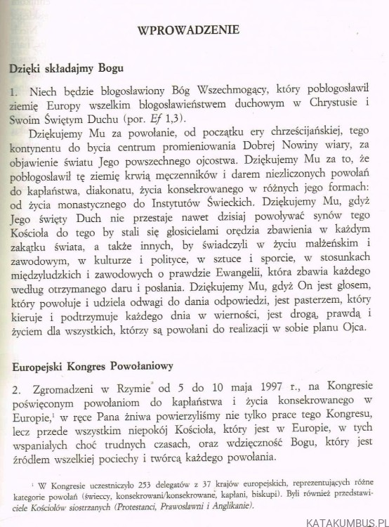 Nowe powołania dla nowej Europy. PRACA ZBIOROWA