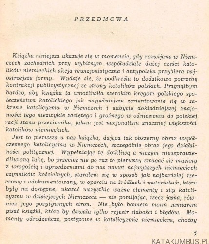 Katolicyzm w Niemczech po II wojnie światowej. ALEKSANDER ROGALSKI