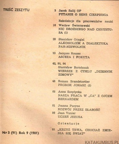 W drodze nr 3 (91) 1981. PRACA ZBIOROWA
