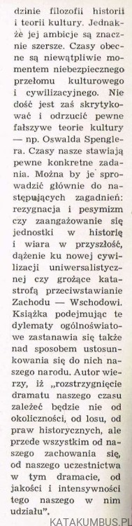 Dramat naszego czasu. ALEKSANDER ROGALSKI