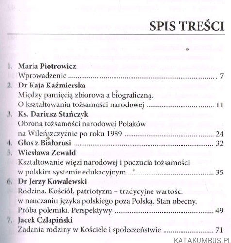 Rodzina, Kościół, Szkoła a tożsamość narodowa Polaków. PRACA ZBIOROWA