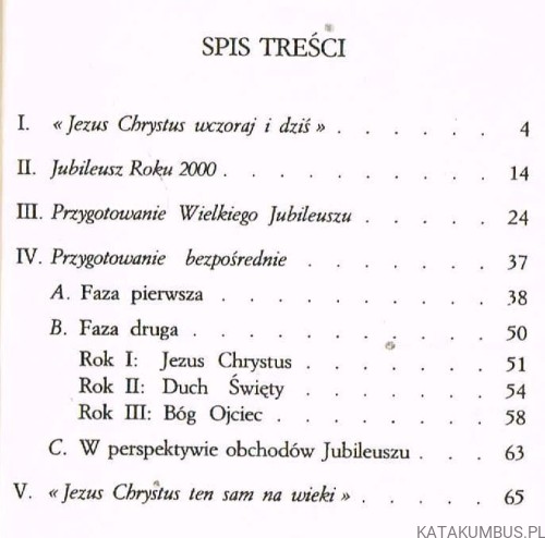 Tertio Millennio Adveniente. JAN PAWEŁ II