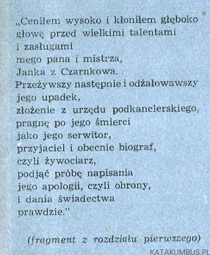 Janko z Czarnkowa. STANISŁAW HELSZTYŃSKI