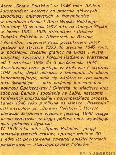 Rzeczpospolita Polaków. EDMUND JAN OSMAŃCZYK