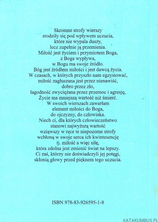 Wiersze o Bogu i Ojczyźnie. TERESA GAJDOWSKA