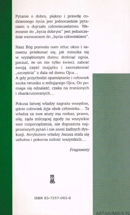 Być dobrym. Powtórka z moralności. KS. ANDRZEJ ZWOLIŃSKI