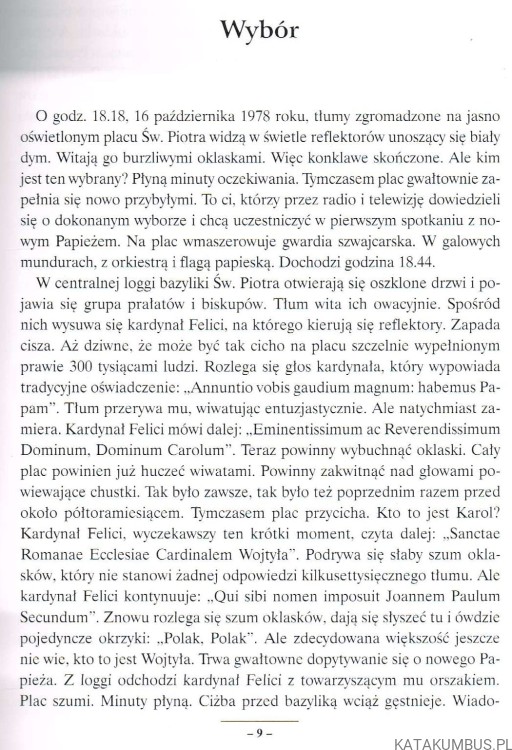 Polski Papież Jan Paweł II. Ks. MIECZYSŁAW MALIŃSKI