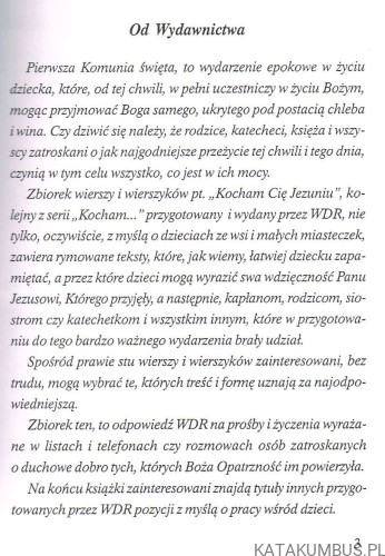 Kocham Cię, Jezuniu. PRACA ZBIOROWA