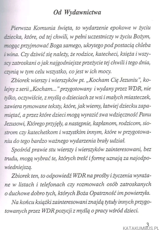 Kocham Cię, Jezuniu. PRACA ZBIOROWA