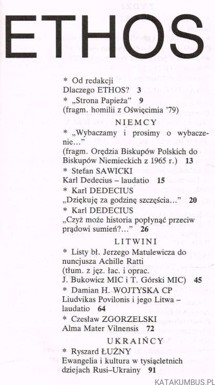 Ethos nr 1 1988. PRACA ZBIOROWA