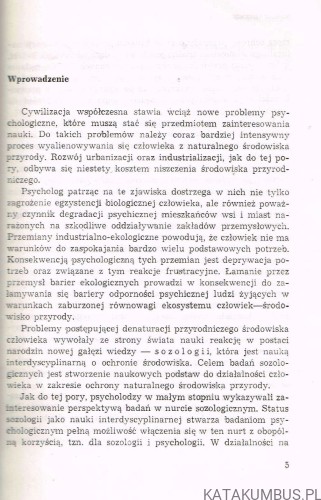 Stres psychiczny w sytuacji kryzysu Ekologicznego. PRACA ZBIOROWA