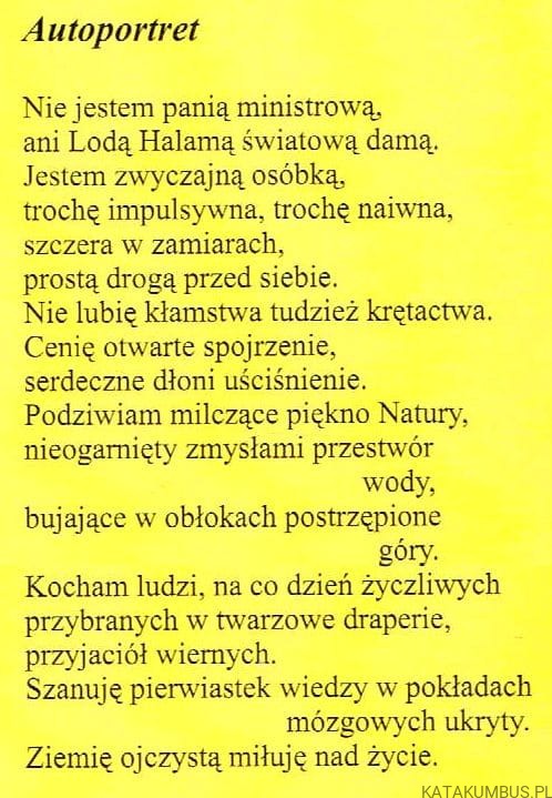 Wiersze nie tylko liryczne. TERESA GAJDOWSKA