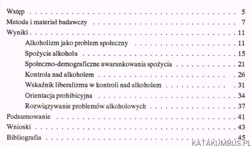 Spożycie alkoholu i polityka wobec alkoholu w ocenie społecznej. JANUSZ SIEROSŁAWSKI