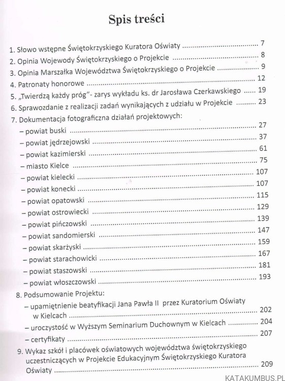 Śladami żywych pomników beatyfikacji Jana Pawła II. PRACA ZBIOROWA