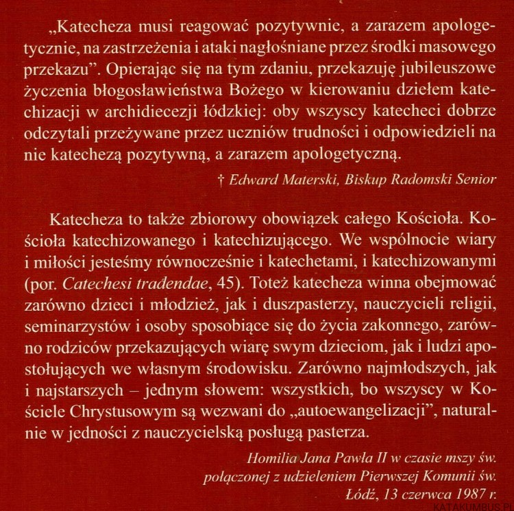 Kapłan duszpasterz katecheta Ks. infułat Józef Fijałkowski. PRACA ZBIOROWA