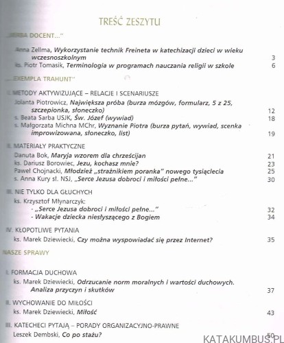 Katecheta nr 6/ 2001. PRACA ZBIOROWA